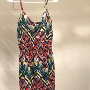 Colorful sleeveless dress